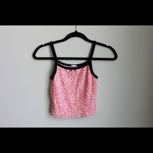 Brandy Melville Pink Cheetah Tank